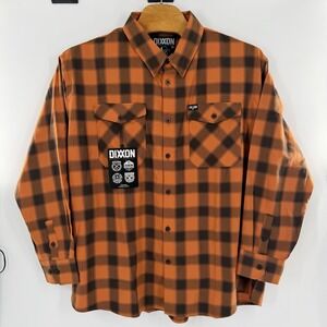 NEW Dixxon Flannel Company Cody Jinks Flannel Shirt Orange 5XL NWT